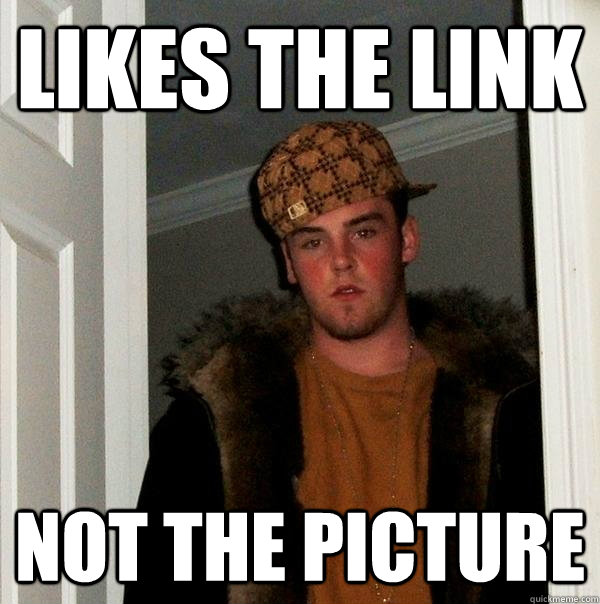 Likes the link Not the picture  Scumbag Steve