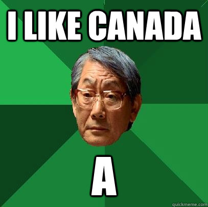 I like Canada A  High Expectations Asian Father