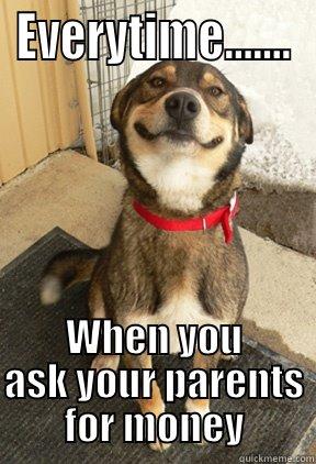 money please? - EVERYTIME....... WHEN YOU ASK YOUR PARENTS FOR MONEY Good Dog Greg