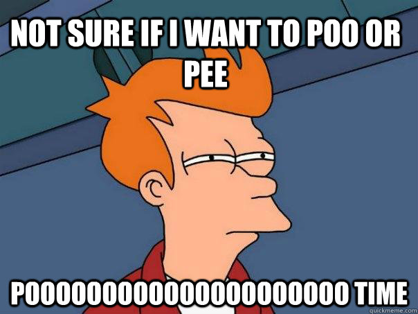 Not sure if i want to poo or pee POOOOOOOOOOOOOOOOOOOOO TIME - Not sure if i want to poo or pee POOOOOOOOOOOOOOOOOOOOO TIME  Futurama Fry