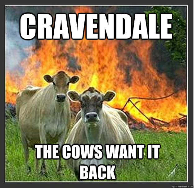 Cravendale the cows want it back   Evil cows