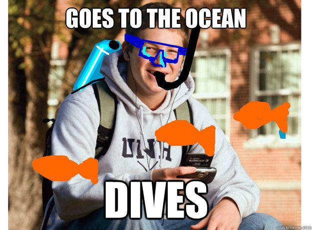 goes to the ocean dives - goes to the ocean dives  Misc