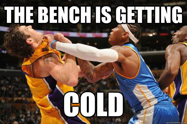 The bench is getting Cold  Luke Walton