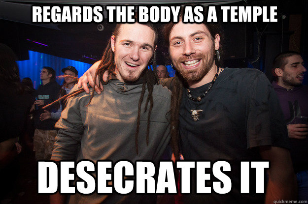 REGARDS THE BODY AS A TEMPLE DESECRATES IT - REGARDS THE BODY AS A TEMPLE DESECRATES IT  Cool Psytrance Bros