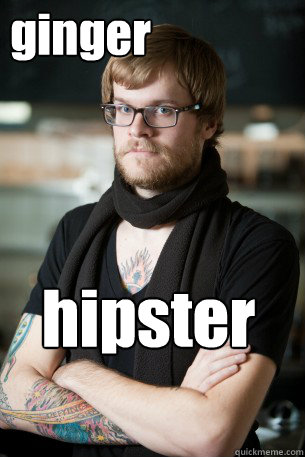 ginger  hipster  Hipster Barista