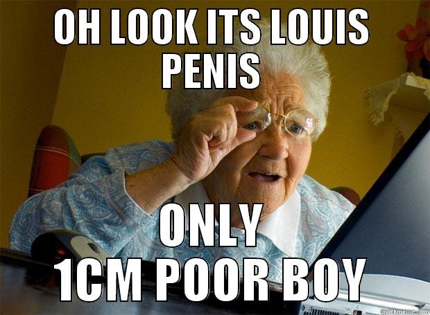 Granny Dick - OH LOOK ITS LOUIS PENIS ONLY 1CM POOR BOY Grandma finds the Internet