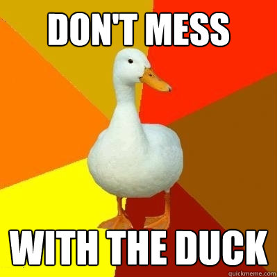 Don't Mess With The DUCK - Don't Mess With The DUCK  Tech Impaired Duck