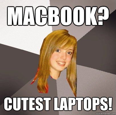 MACBOOK? CUTEST LAPTOPS!  Musically Oblivious 8th Grader