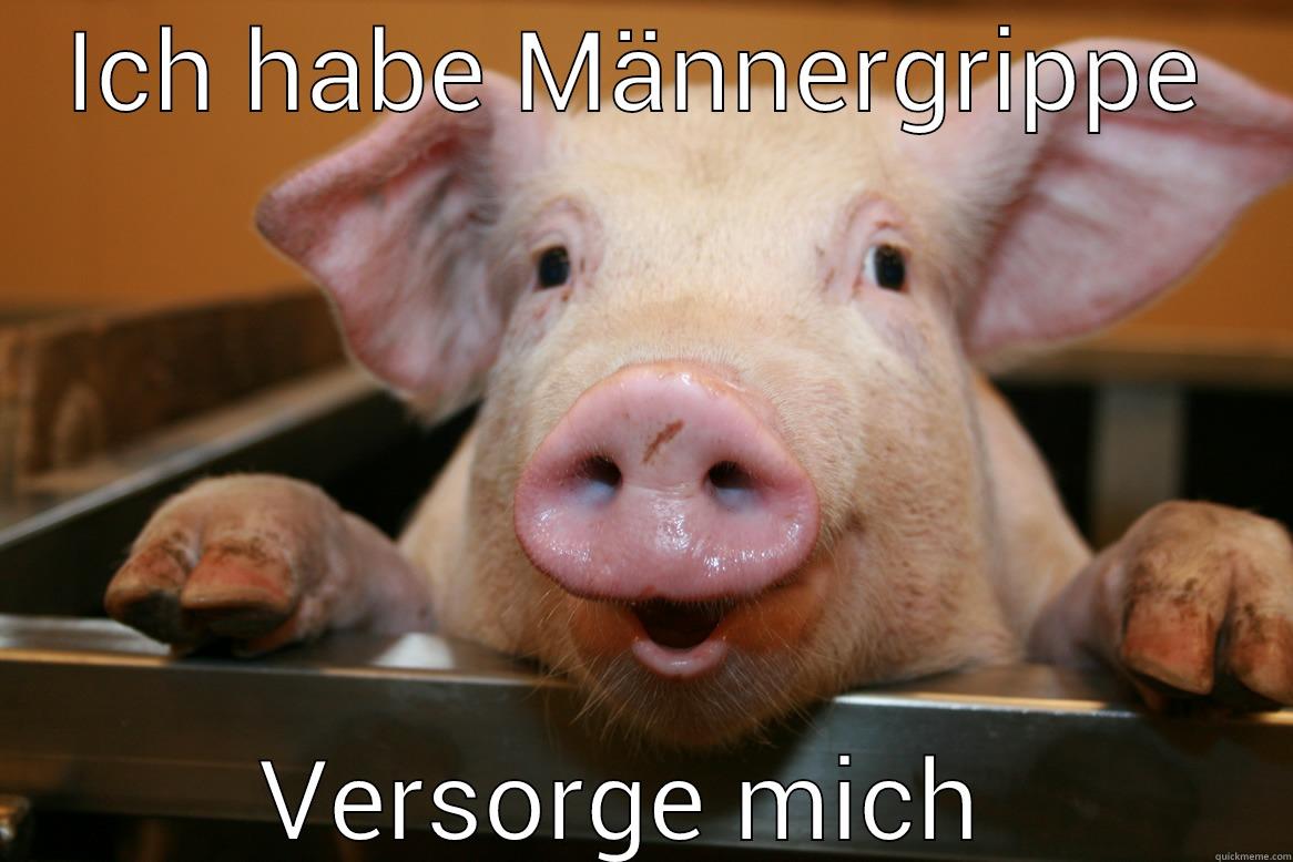 Männergrippe  - ICH HABE MÄNNERGRIPPE VERSORGE MICH  Misc