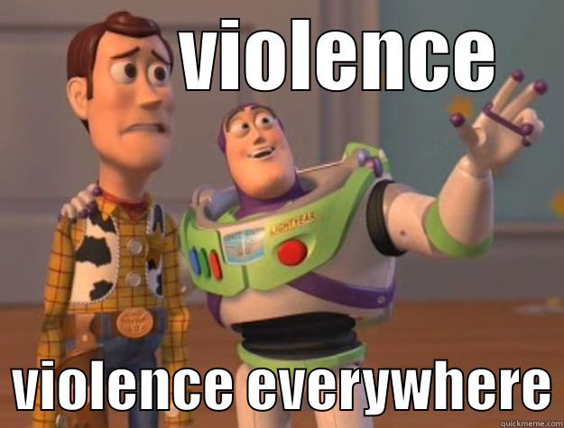 Brazil has lot of... -         VIOLENCE   VIOLENCE EVERYWHERE Toy Story