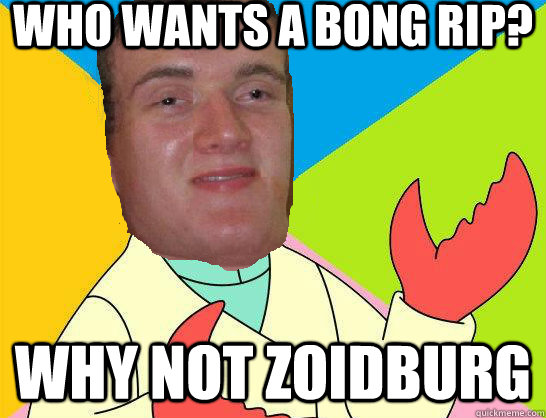 Who wants a bong rip? Why not zoidburg - Who wants a bong rip? Why not zoidburg  Why not 10 guy