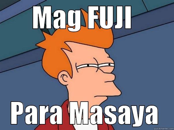 MAG FUJI  PARA MASAYA Futurama Fry