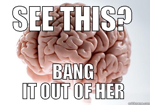 bang it out - SEE THIS? BANG IT OUT OF HER Scumbag Brain