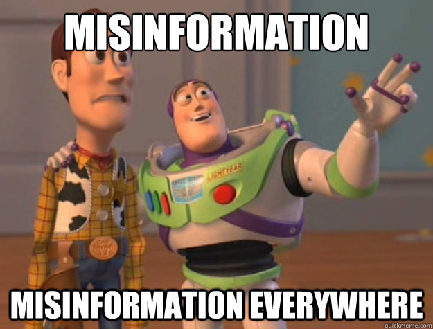 misinformation misinformation everywhere - misinformation misinformation everywhere  Buzz Lightyear