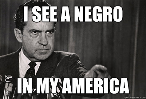 I SEE A NEGRO IN MY AMERICA  Nixon