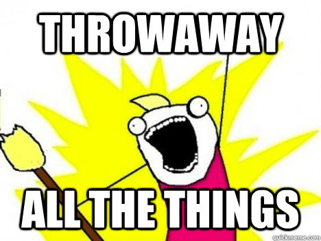 Throwaway ALL THE THINGS - Throwaway ALL THE THINGS  Misc