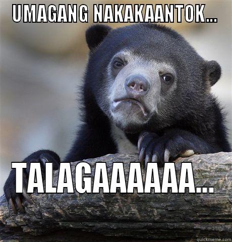 umagang nakakaantok - UMAGANG NAKAKAANTOK... TALAGAAAAAA... Confession Bear