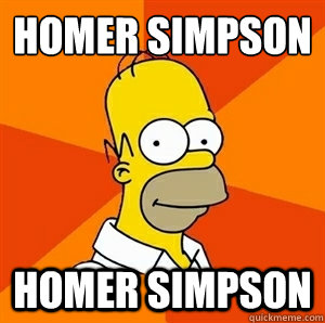 HOMER SIMPSON HOMER SIMPSON  Advice Homer