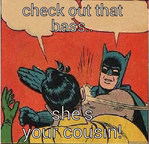 CHECK OUT THAT BASS.. SHE'S YOUR COUSIN! Batman Slapping Robin