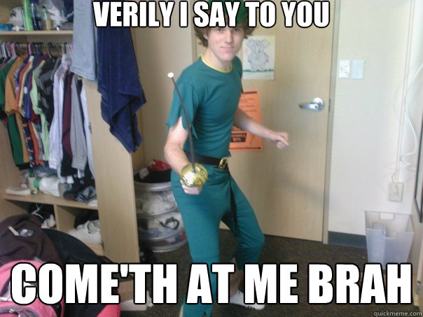 Verily I say to you Come'th at me Brah - Verily I say to you Come'th at me Brah  Misc