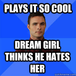 Plays it so cool dream girl thinks he hates her - Plays it so cool dream girl thinks he hates her  Socially Awkward Darcy