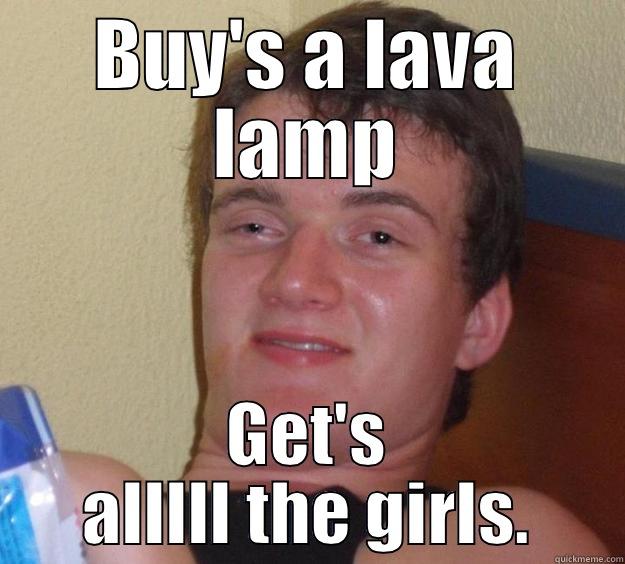 Luke's lava lamp. - BUY'S A LAVA LAMP GET'S A LLLLL THE GIRLS. 10 Guy