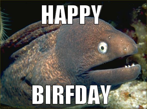 HAPPY BIRFDAY Bad Joke Eel