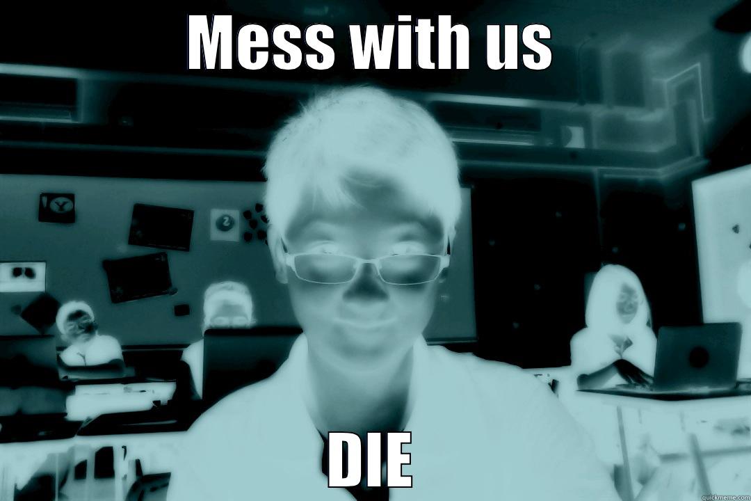 MESS WITH US DIE Misc