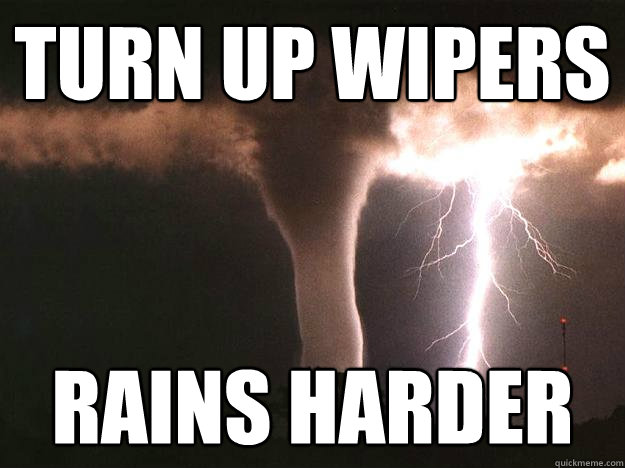 TURN UP WIPERS RAINS HARDER - TURN UP WIPERS RAINS HARDER  Misc