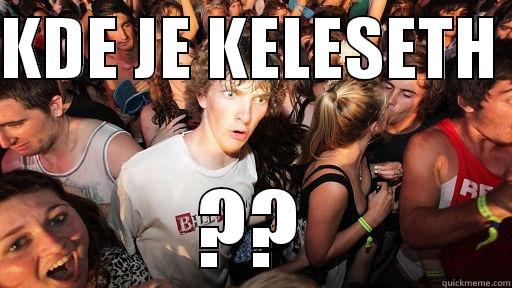 KDE JE KELESETH  ?? Sudden Clarity Clarence