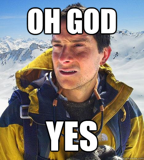 OH GOD YES - OH GOD YES  Bear Grylls