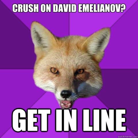 crush on david emelianov? get in line - crush on david emelianov? get in line  Forensics Fox