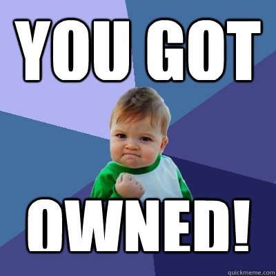 You Got owned! - You Got owned!  Success Kid