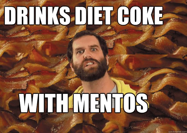 Drinks diet coke with mentos - Drinks diet coke with mentos  Misc