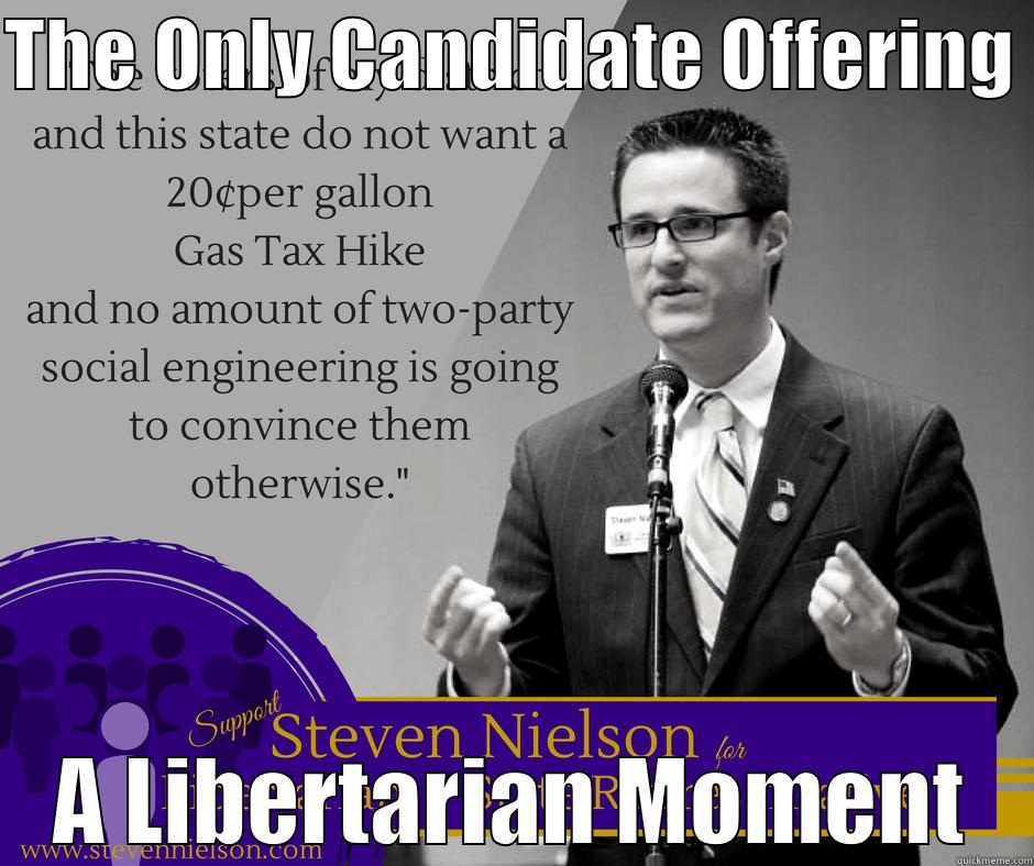 Steven Neilson - THE ONLY CANDIDATE OFFERING  A LIBERTARIAN MOMENT Misc