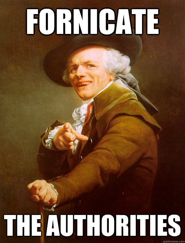 Fornicate The authorities  Joseph Ducreux