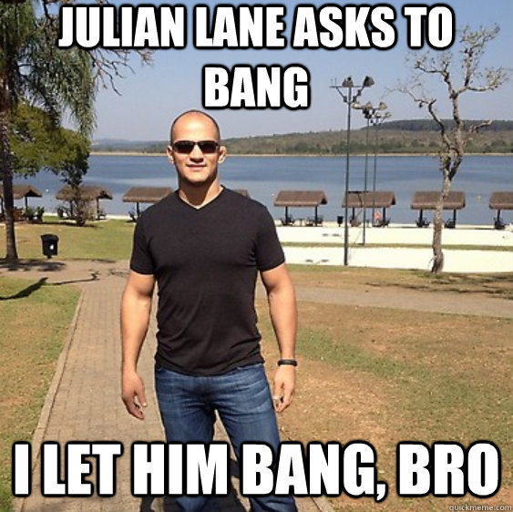 Julian Lane Asks To Bang I Let Him Bang, Bro - Julian Lane Asks To Bang I Let Him Bang, Bro  Good Guy Junior Dos Santos