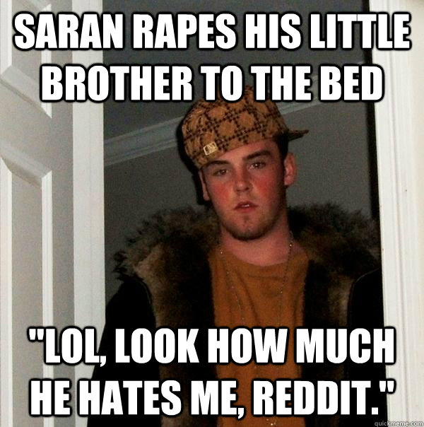 Saran Rapes his little brother to the bed 