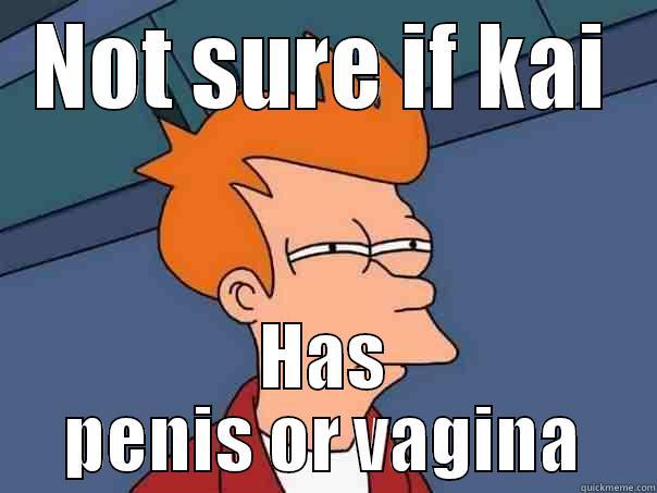 NOT SURE IF KAI HAS PENIS OR VAGINA Futurama Fry