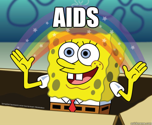 AIDS  - AIDS   Spongebob rainbow