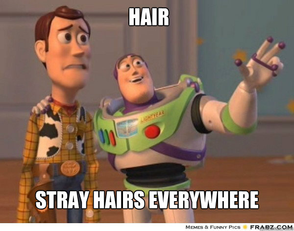  Hair stray hairs everywhere  Buzzlightyear