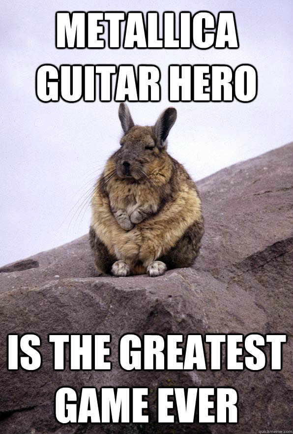 Metallica guitar hero Is the greatest game ever - Metallica guitar hero Is the greatest game ever  Wise Bunny