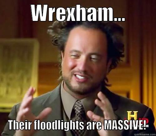 Goats Floodlights -         WREXHAM...         THEIR FLOODLIGHTS ARE MASSIVE! Misc