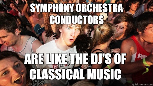 SYMPHONY ORCHESTRA CONDUCTORS ARE LIKE THE DJ'S OF CLASSICAL MUSIC - SYMPHONY ORCHESTRA CONDUCTORS ARE LIKE THE DJ'S OF CLASSICAL MUSIC  Misc