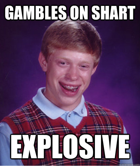 Gambles on shart explosive - Gambles on shart explosive  Bad Luck Brian