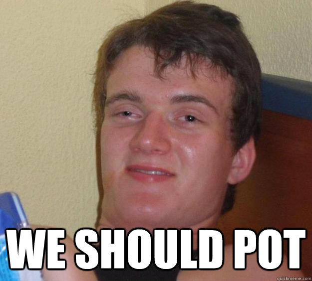  We should pot -  We should pot  10 Guy