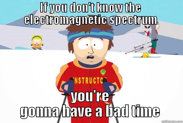 Physics HL.... - IF YOU DON'T KNOW THE ELECTROMAGNETIC SPECTRUM YOU'RE GONNA HAVE A BAD TIME Super Cool Ski Instructor