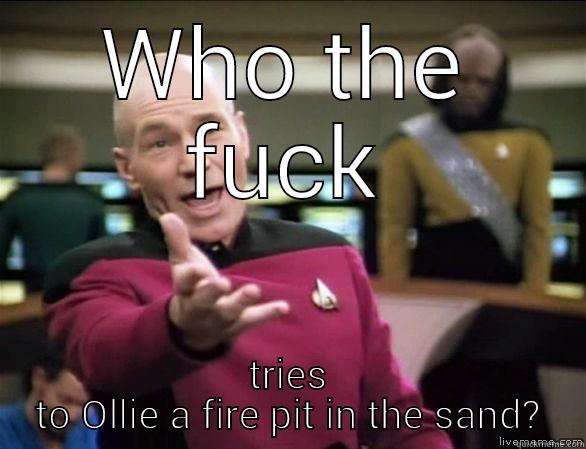 WHO THE FUCK TRIES TO OLLIE A FIRE PIT IN THE SAND? Annoyed Picard HD