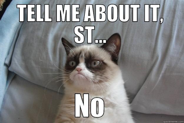 Tell me about it stud - TELL ME ABOUT IT, ST... NO Grumpy Cat