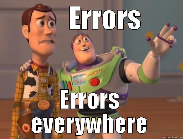       ERRORS ERRORS EVERYWHERE Toy Story